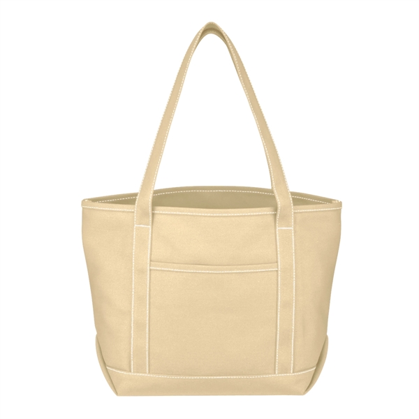 Medium Cotton Canvas Yacht Tote Bag - Medium Cotton Canvas Yacht Tote Bag - Image 21 of 31