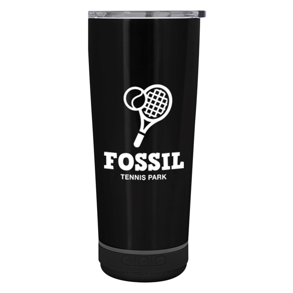 18 OZ. STAINLESS STEEL TUMBLER WITH SPEAKER - 18 OZ. STAINLESS STEEL TUMBLER WITH SPEAKER - Image 4 of 32