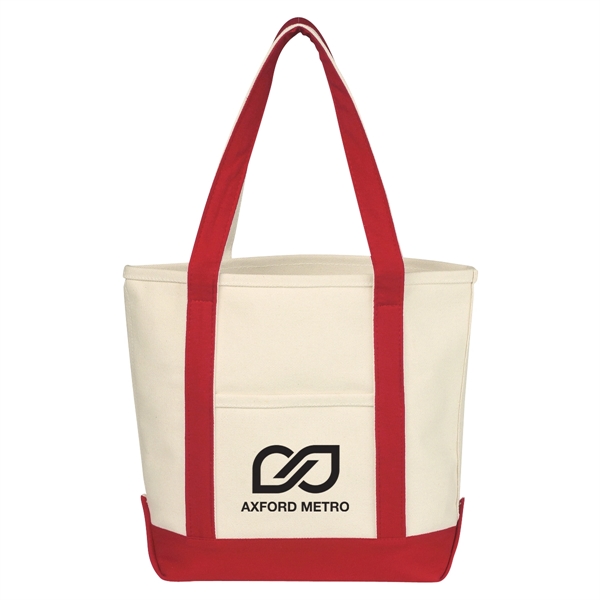 Small Starboard Cotton Canvas Tote Bag - Small Starboard Cotton Canvas Tote Bag - Image 18 of 20
