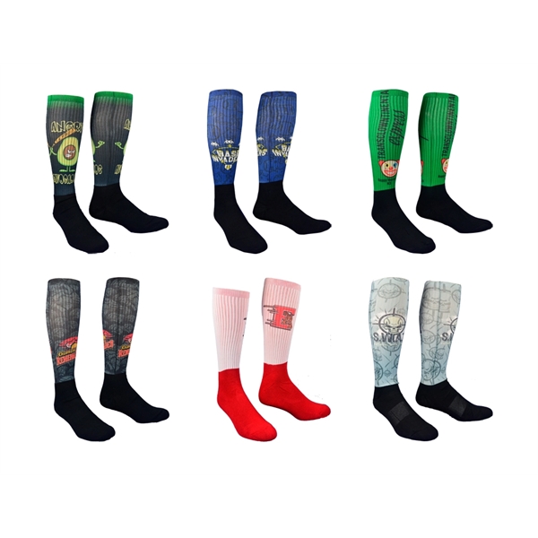 Custom Sublimated Crew & Over The Calf Sox - Custom Sublimated Crew & Over The Calf Sox - Image 1 of 1