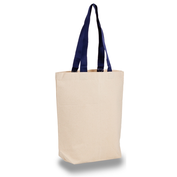 12 oz Cotton canvas tote bag - 12 oz Cotton canvas tote bag - Image 3 of 6