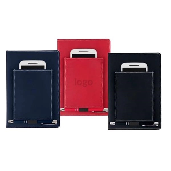 Notebook With Phone Pocket - Notebook With Phone Pocket - Image 0 of 0