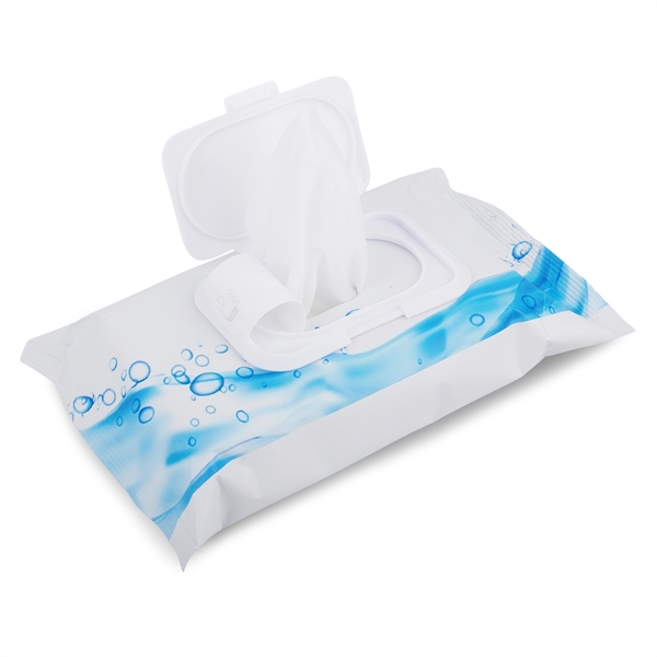 USA STOCK - 50 Count 75% Alcohol Disinfectant Wipes (Blank) - USA STOCK - 50 Count 75% Alcohol Disinfectant Wipes (Blank) - Image 1 of 1