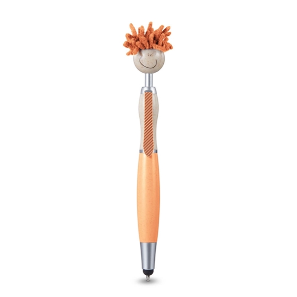 MopToppers® Wheat Straw Screen Cleaner with Stylus Pen - MopToppers® Wheat Straw Screen Cleaner with Stylus Pen - Image 4 of 6