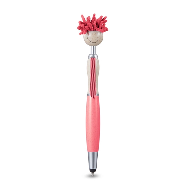MopToppers® Wheat Straw Screen Cleaner with Stylus Pen - MopToppers® Wheat Straw Screen Cleaner with Stylus Pen - Image 5 of 6