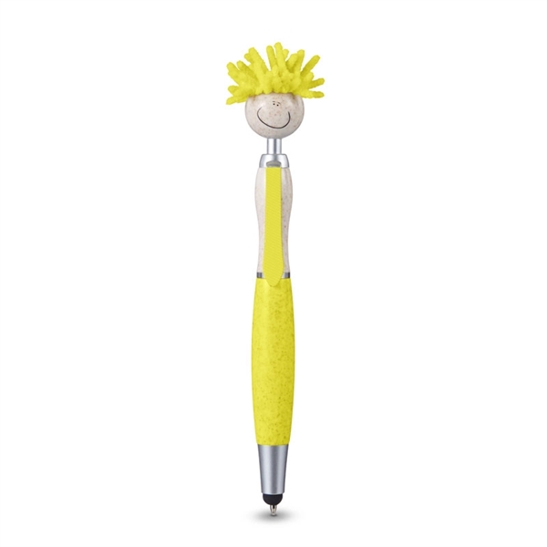 MopToppers® Wheat Straw Screen Cleaner with Stylus Pen - MopToppers® Wheat Straw Screen Cleaner with Stylus Pen - Image 6 of 6