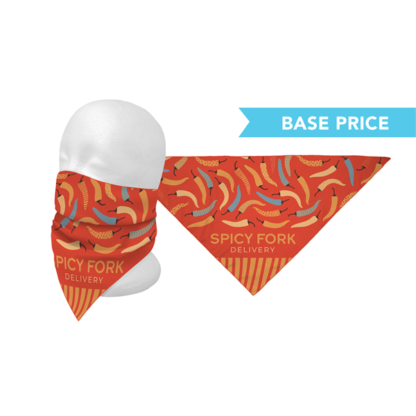 Full Color Triangle Bandana - Full Color Triangle Bandana - Image 4 of 10