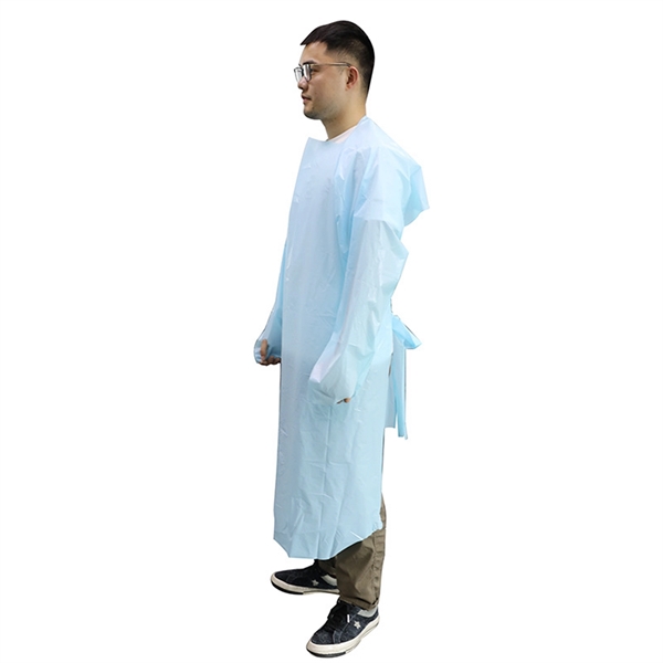 Waterproof Disposable Plastic Isolation CPE Gowns - Waterproof Disposable Plastic Isolation CPE Gowns - Image 5 of 6