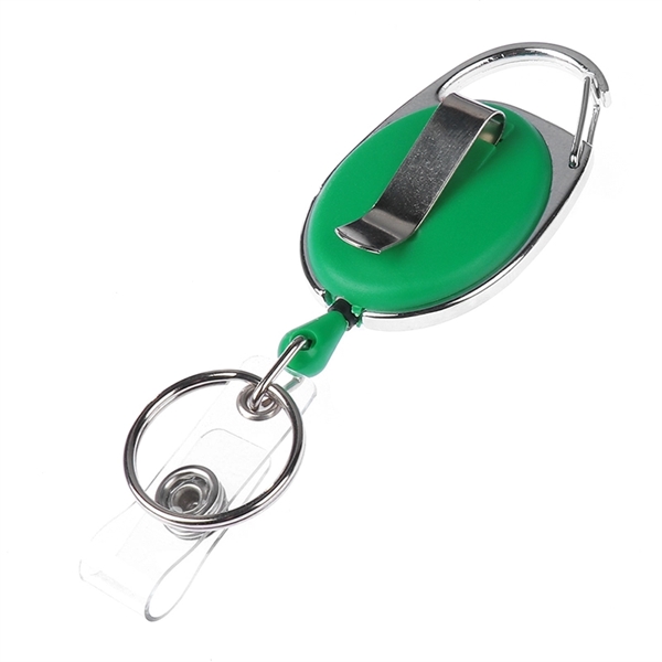 Retractable Pull Key Ring Chain - Retractable Pull Key Ring Chain - Image 1 of 4