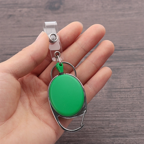 Retractable Pull Key Ring Chain - Retractable Pull Key Ring Chain - Image 3 of 4