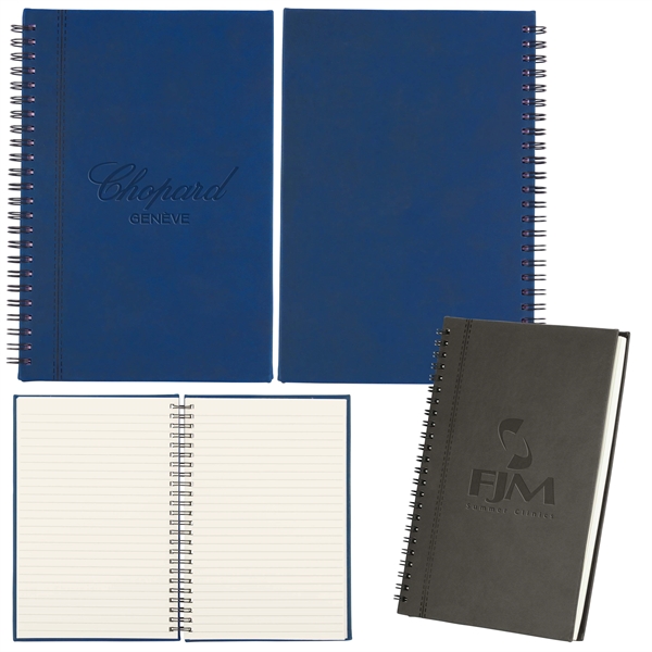 Bergamo Soft-touch Spiral Notebook - Bergamo Soft-touch Spiral Notebook - Image 0 of 2