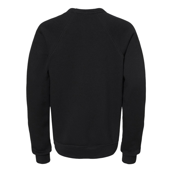BELLA + CANVAS Youth Sponge Fleece Crewneck Sweatshirt - BELLA + CANVAS Youth Sponge Fleece Crewneck Sweatshirt - Image 4 of 16