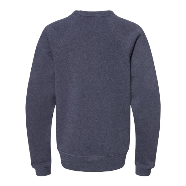BELLA + CANVAS Youth Sponge Fleece Crewneck Sweatshirt - BELLA + CANVAS Youth Sponge Fleece Crewneck Sweatshirt - Image 6 of 16