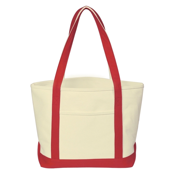 Medium Starboard Cotton Canvas Tote Bag - Medium Starboard Cotton Canvas Tote Bag - Image 24 of 36