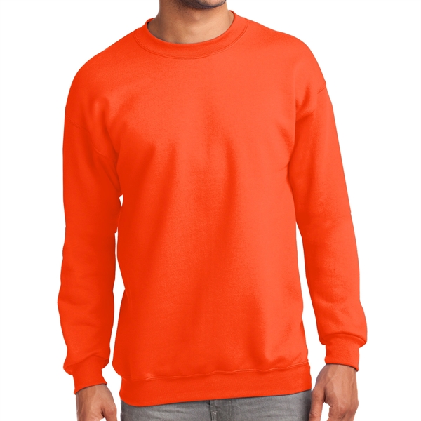 Port & Company® Essential Fleece Crewneck Sweatshirt - Port & Company® Essential Fleece Crewneck Sweatshirt - Image 3 of 17