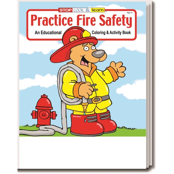 Practice Fire Safety Coloring and Activity Book - Practice Fire Safety Coloring and Activity Book - Image 1 of 2