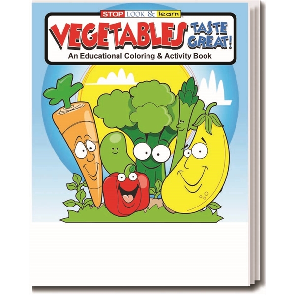 Vegetables Taste Great! Coloring Book Fun Pack - Vegetables Taste Great! Coloring Book Fun Pack - Image 3 of 3