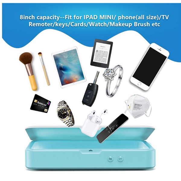 UV phone and 8inch PAD disinfector box with wireless charger - UV phone and 8inch PAD disinfector box with wireless charger - Image 1 of 4