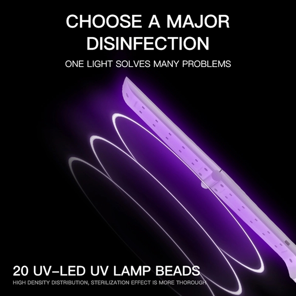 UVC Ultraviolet Portable Disinfection Wand 20 Lamps - UVC Ultraviolet Portable Disinfection Wand 20 Lamps - Image 1 of 4