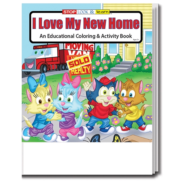 I Love My New Home Coloring Book Fun Pack - I Love My New Home Coloring Book Fun Pack - Image 3 of 3
