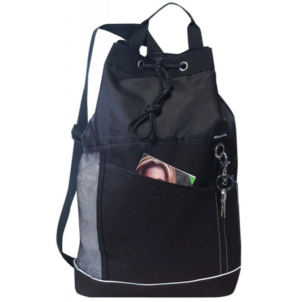 On-The-Go, DRAWSTRING MESH BODYPACK - On-The-Go, DRAWSTRING MESH BODYPACK - Image 2 of 3