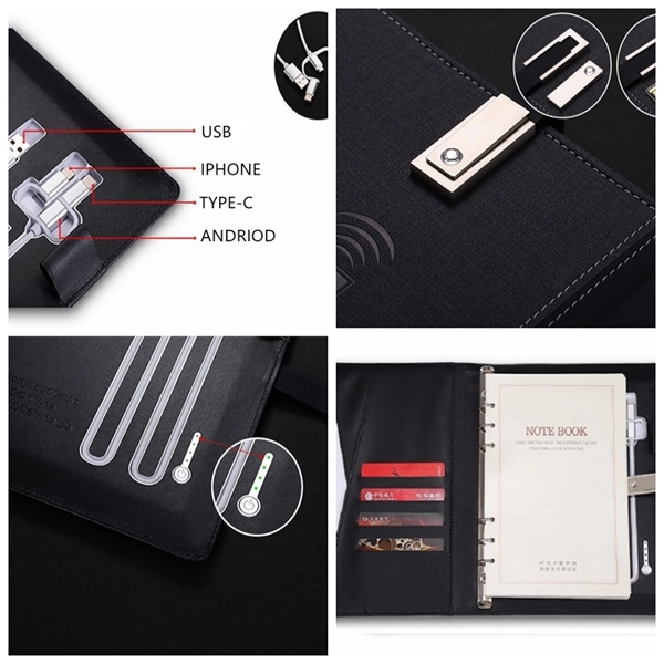 Notebook With 8000mAh Powerbank And 8G Flash Driver - Notebook With 8000mAh Powerbank And 8G Flash Driver - Image 1 of 5