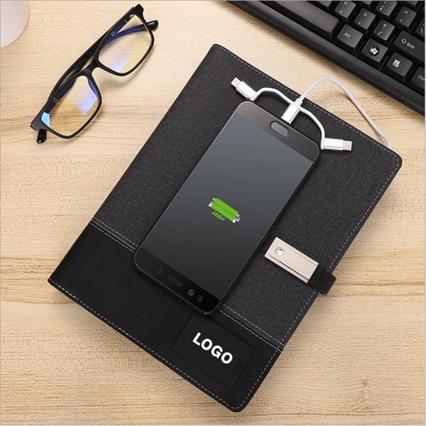 Notebook With 8000mAh Powerbank And 8G Flash Driver - Notebook With 8000mAh Powerbank And 8G Flash Driver - Image 2 of 5