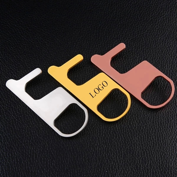 EDC Hygiene Hand Brass Door Opener (3mm) - EDC Hygiene Hand Brass Door Opener (3mm) - Image 0 of 3