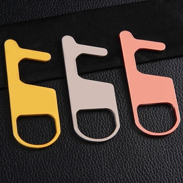 EDC Hygiene Hand Brass Door Opener (3mm) - EDC Hygiene Hand Brass Door Opener (3mm) - Image 2 of 3