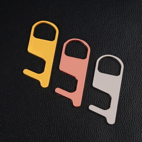 EDC Hygiene Hand Brass Door Opener (3mm) - EDC Hygiene Hand Brass Door Opener (3mm) - Image 3 of 3