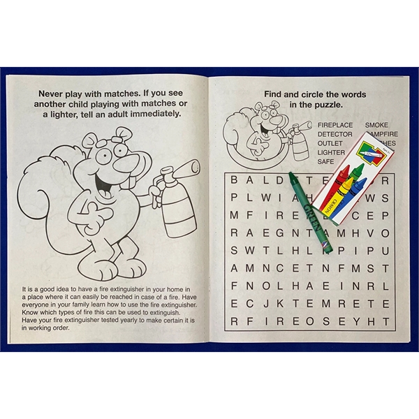 A Trip to the Fire Station Coloring Book Fun Pack - A Trip to the Fire Station Coloring Book Fun Pack - Image 2 of 3