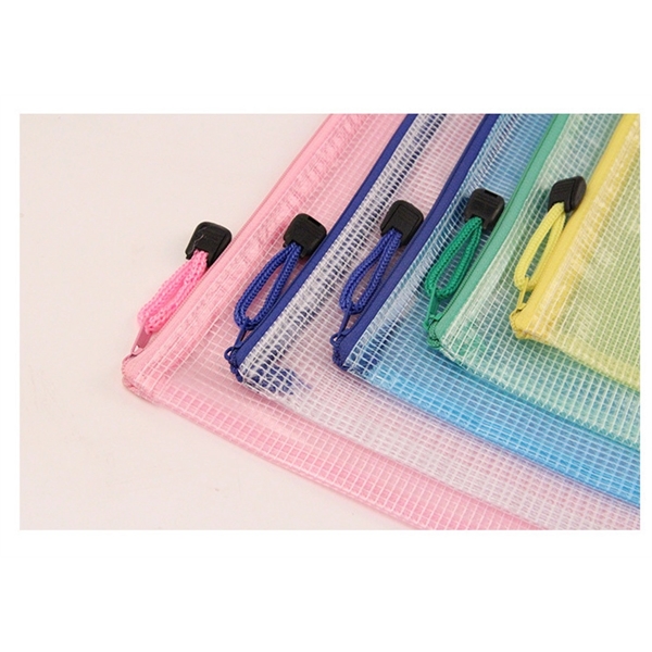 Mesh Zipper Document Holder - Mesh Zipper Document Holder - Image 5 of 7