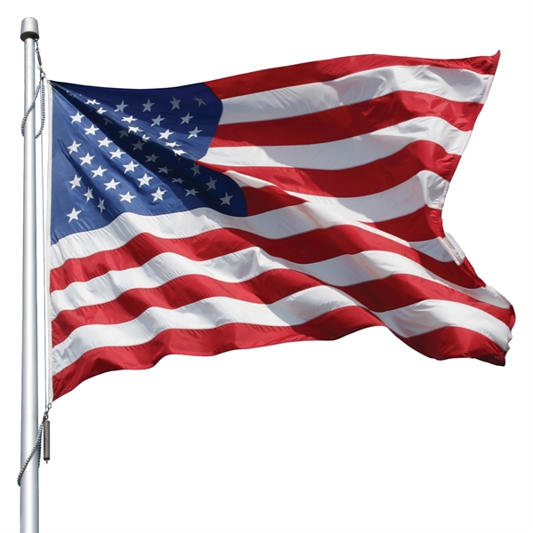 10' x 19' U.S. Nylon Flag with Rope and Thimble - 10' x 19' U.S. Nylon Flag with Rope and Thimble - Image 3 of 4