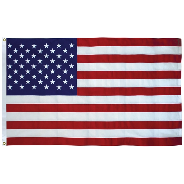 5' x 8' Tough Tex U.S. Flag - 5' x 8' Tough Tex U.S. Flag - Image 0 of 3