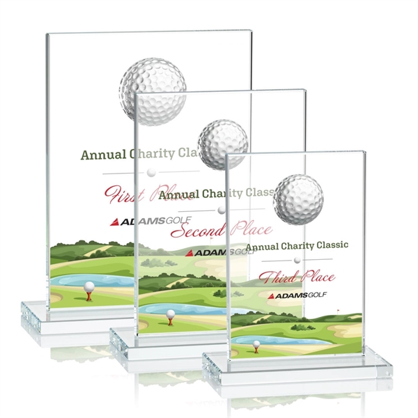 Cumberland VividPrint™ Golf Award - Clear - Cumberland VividPrint™ Golf Award - Clear - Image 0 of 6