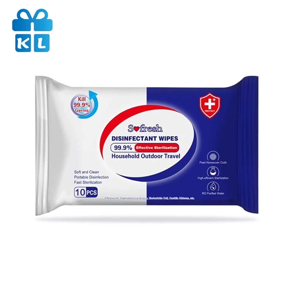 Disinfectant Wipes (10 pcs/bag) - Disinfectant Wipes (10 pcs/bag) - Image 0 of 1
