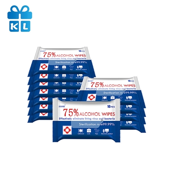 75% Alcohol Wipe(10pcs/bag) - 75% Alcohol Wipe(10pcs/bag) - Image 0 of 2