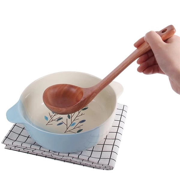 Organic Wooden Cooking Spatula&Spoon Set - Organic Wooden Cooking Spatula&Spoon Set - Image 1 of 2