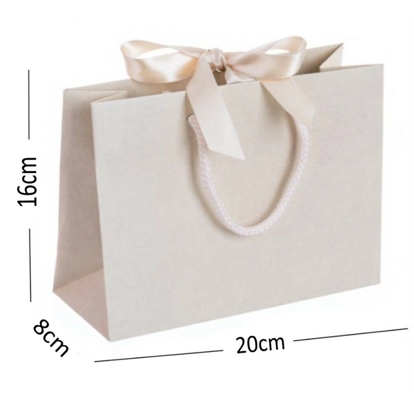 Small Ribbon Tie Bow Gift Luxury Party Wedding Bag - Small Ribbon Tie Bow Gift Luxury Party Wedding Bag - Image 2 of 2