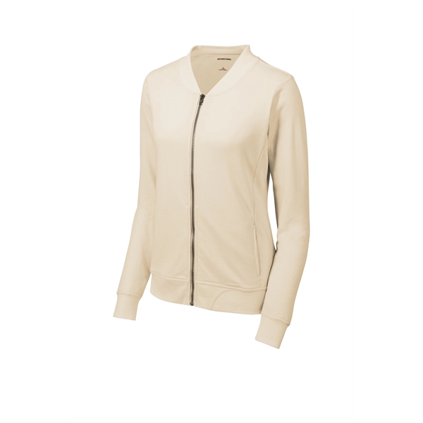 Sport-Tek Women's Lightweight French Terry Bomber - Sport-Tek Women's Lightweight French Terry Bomber - Image 8 of 14