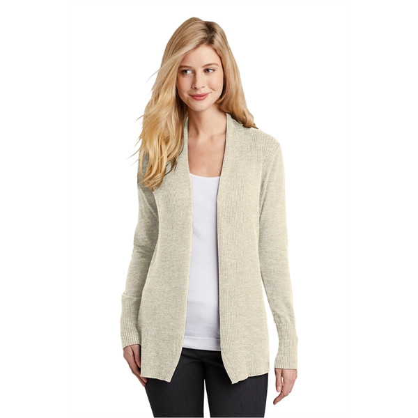 Port Authority Women's Open Front Cardigan Sweater. - Port Authority Women's Open Front Cardigan Sweater. - Image 14 of 20