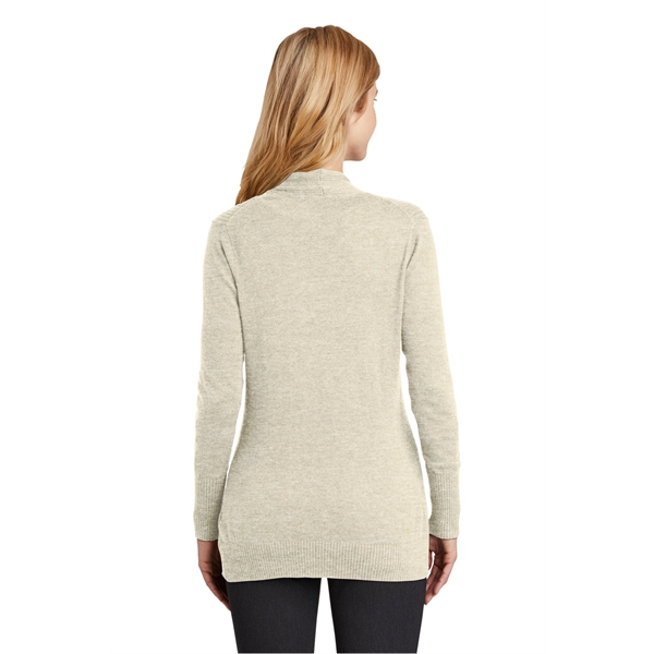 Port Authority Women's Open Front Cardigan Sweater. - Port Authority Women's Open Front Cardigan Sweater. - Image 16 of 20