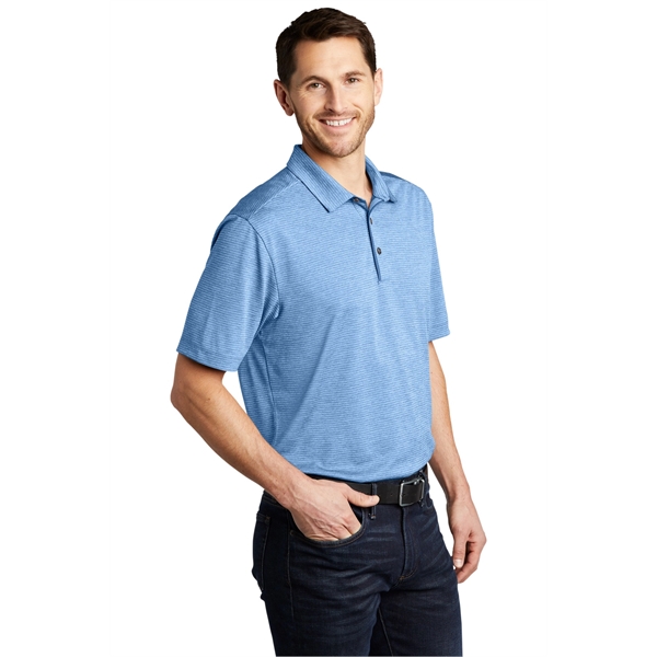 Port Authority Shadow Stripe Polo. - Port Authority Shadow Stripe Polo. - Image 4 of 25