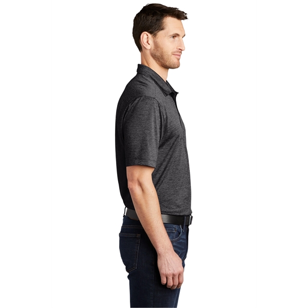 Port Authority Shadow Stripe Polo. - Port Authority Shadow Stripe Polo. - Image 8 of 25