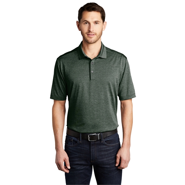 Port Authority Shadow Stripe Polo. - Port Authority Shadow Stripe Polo. - Image 11 of 25