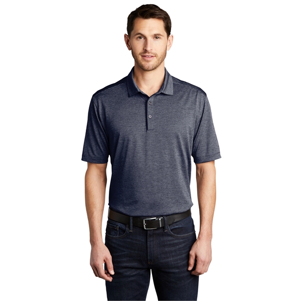 Port Authority Shadow Stripe Polo. - Port Authority Shadow Stripe Polo. - Image 16 of 25