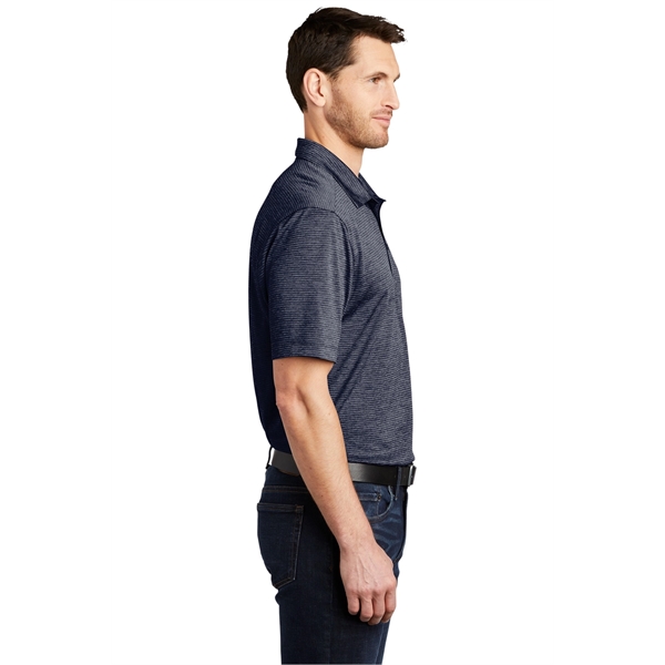 Port Authority Shadow Stripe Polo. - Port Authority Shadow Stripe Polo. - Image 18 of 25