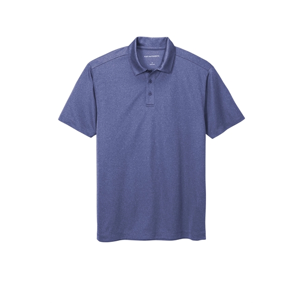 Port Authority Heathered Silk Touch Performance Polo. - Port Authority Heathered Silk Touch Performance Polo. - Image 29 of 35