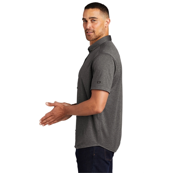 OGIO Gravitate Full-Button Polo. - OGIO Gravitate Full-Button Polo. - Image 8 of 20