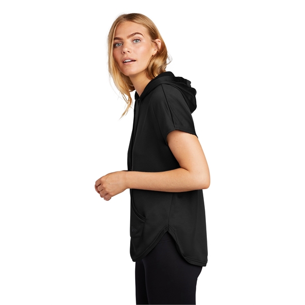 New Era Women's Performance Terry Short Sleeve Hoodie - New Era Women's Performance Terry Short Sleeve Hoodie - Image 2 of 20